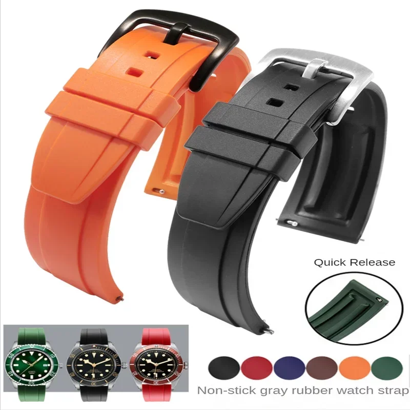 Cinturino Per Orologio In Gomma Antipolvere Per Citizen Rolex Green Submariner Omega Tissot Accessori Per Cinturini Antipolvere Impermeabili 20 22Mm