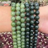 A+ Natural Nephrite Canadian Jade Beads 6 8 10mm for Jewelry Making DIY Bracelet Wholesale Beads Accessories 3