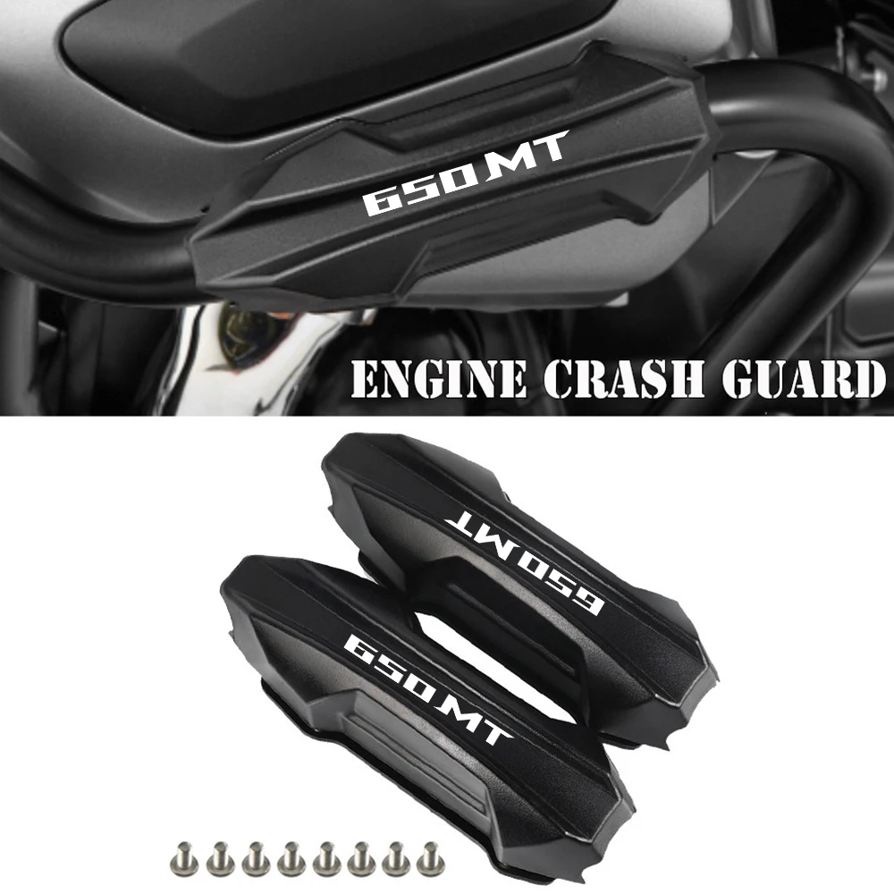 25mm For CFMOTO CF MOTO 650MT 650 MT 2023 2022 2021 2020 Motorcycle Engine Crash Bar Protection Bumper Decorative Guard Block