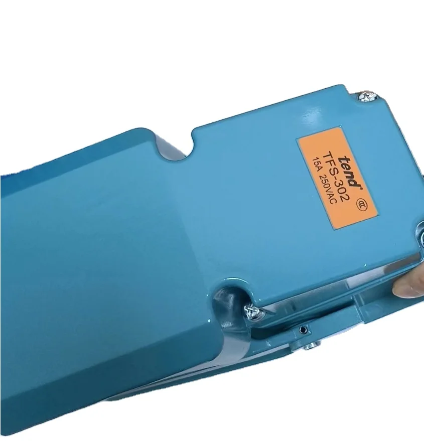 Interruttore A Pedale Tfs-302 Tend Silver Contact Alloggiamento In Alluminio 15A 250V Interruttore A Pedale Interruttore A Pedale