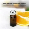 1/3/5pcs Refillable Perfume Bottle Funnel, Mini Perfume Travel Bottle Refillable, Bottom Fill Perfume Dispenser 6