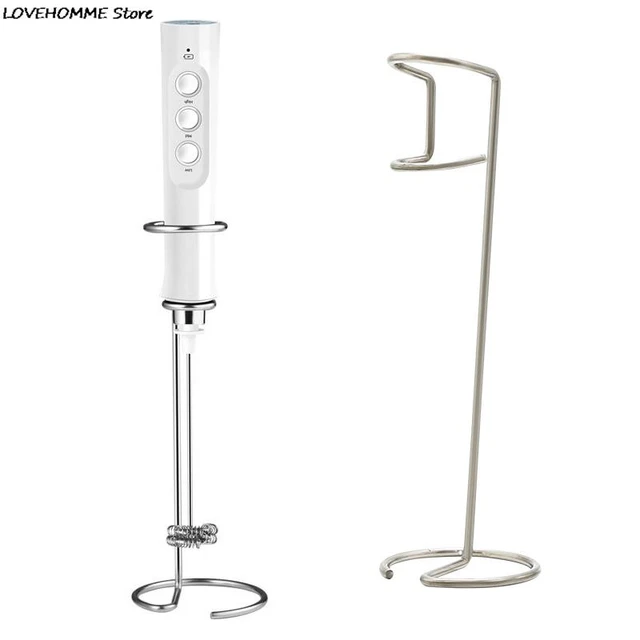 Stainless Steel Electric Milk Frother Storage Rack, Frother Stand