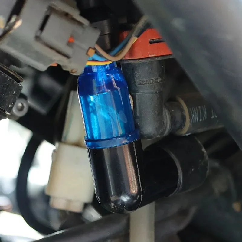 LED Spark Plug Cap Universal Flashing Glow Ignition Coil Cover Waterproof Motorcycle  Parts for Night Riding Bike Modification