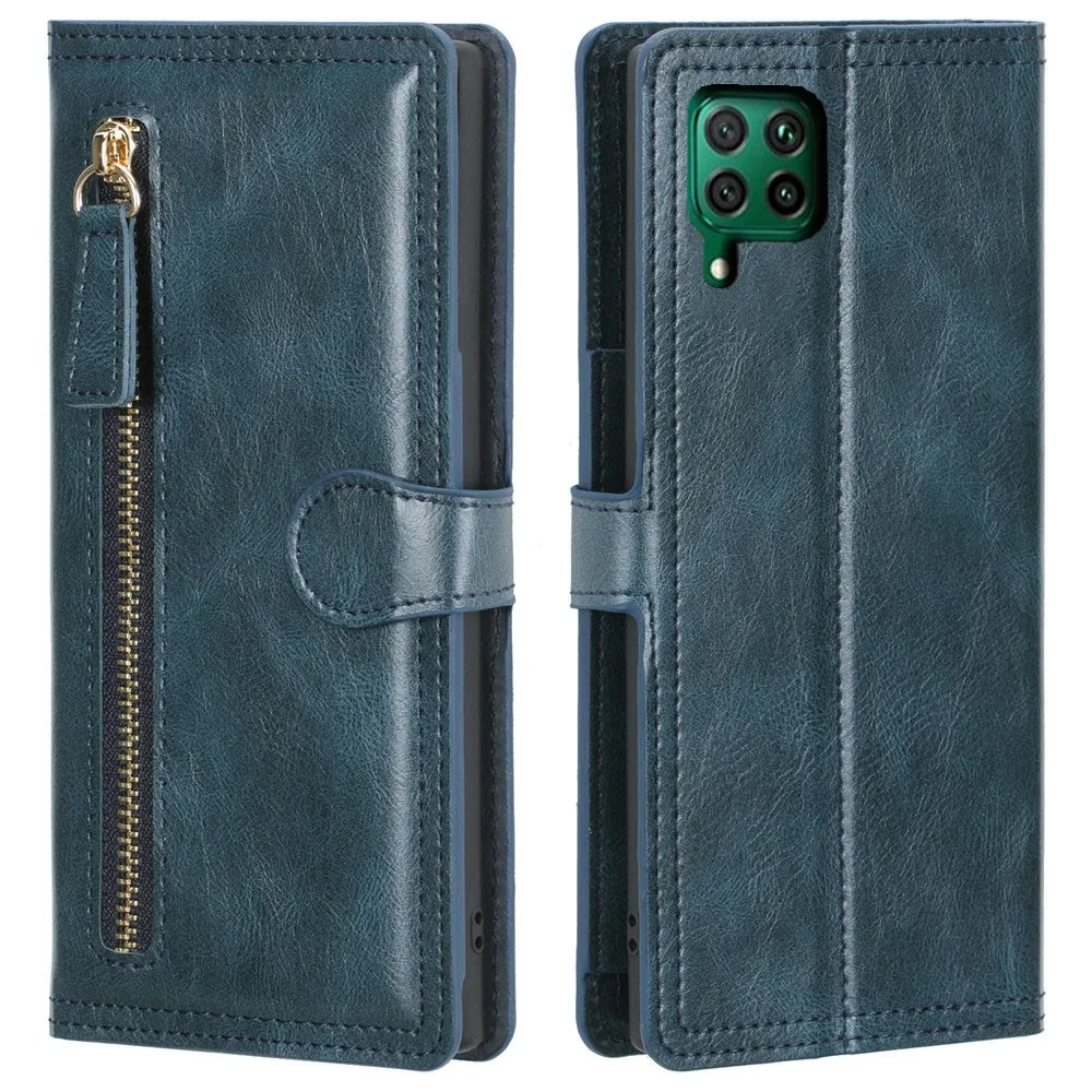 Luxury Leather Wallet Case with Card Slots and Flip Cover