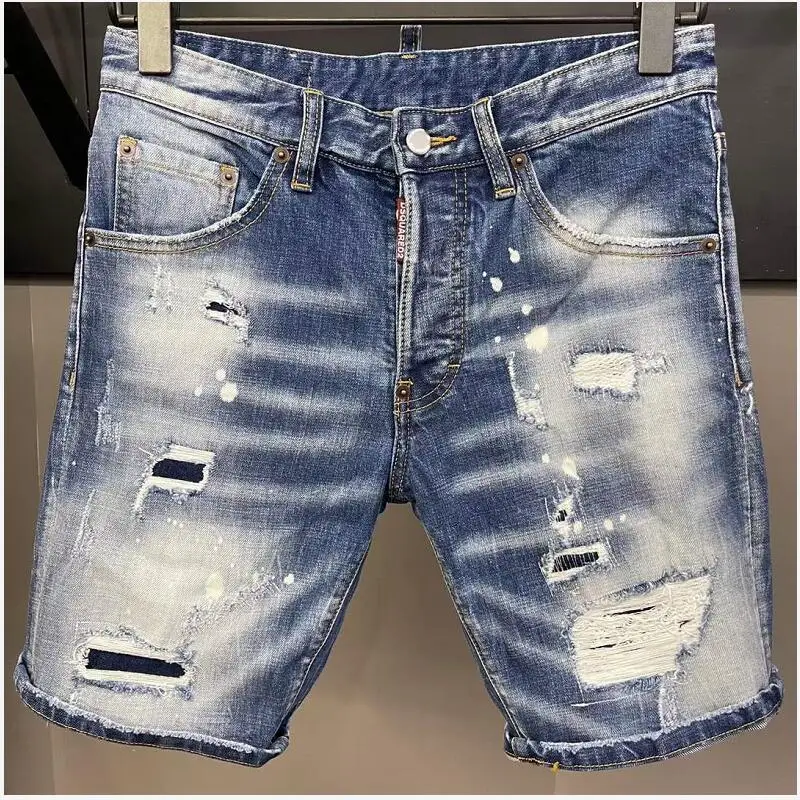 Short Jeans Fashion Casual Slim High 