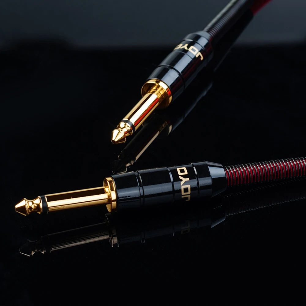 CM-21/22 Guitar Audio Cable Low Nosie 6M Cable with 6.35mm Straight/Right Angel