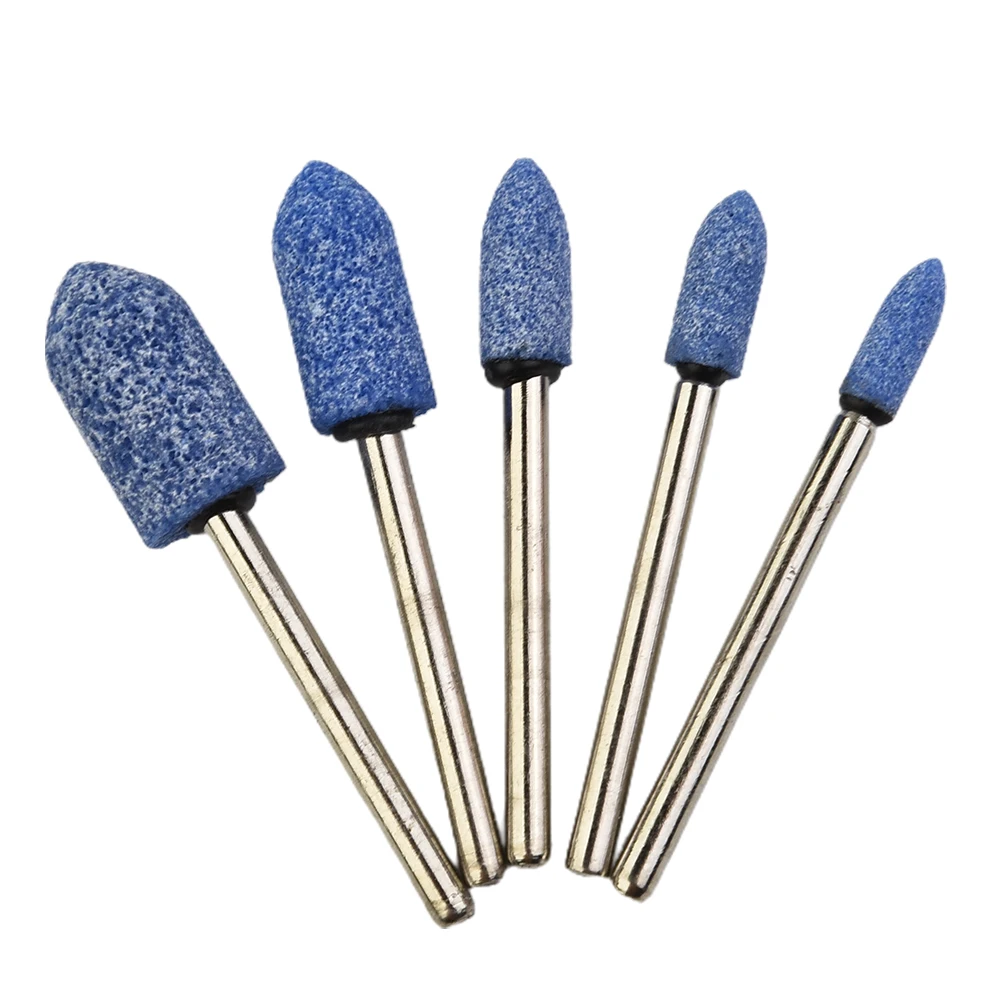 

10pcs 1/8 Shank Polishing Head Wheel Head Abrasive Mounted Stone For Rotary Tools Grinding Stone Wheel Head Tools Accessories