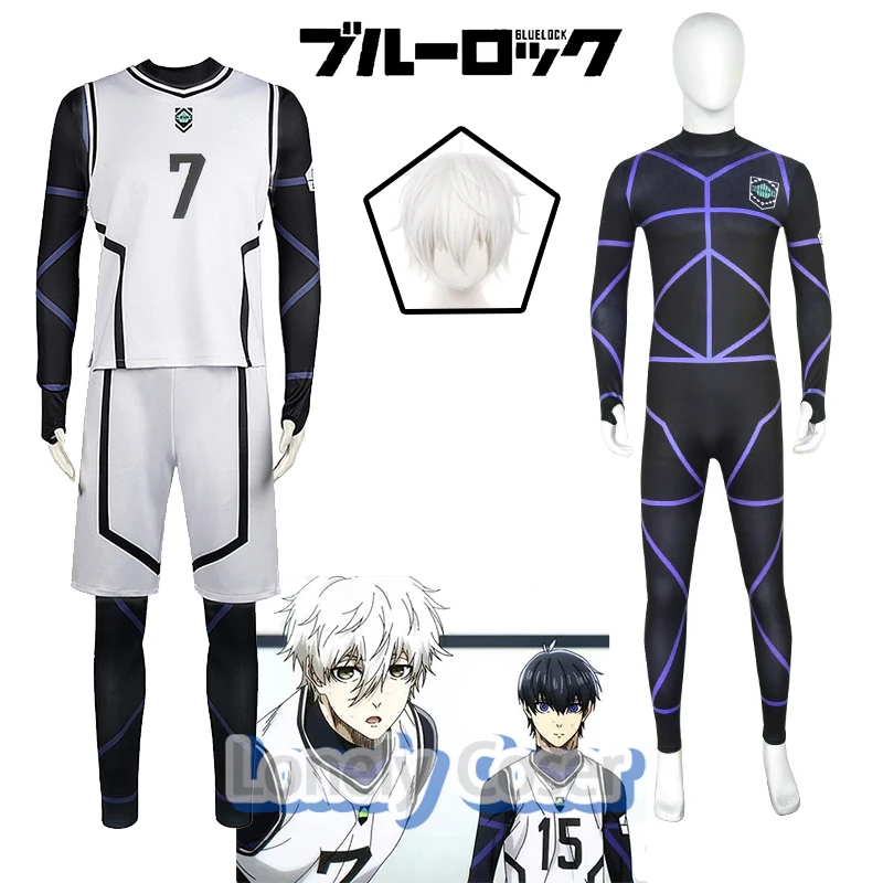 アニメブルーロックナギseishirouチーム白制服コスプレ衣装bachira