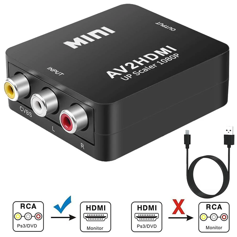 CONVERTIDOR DE RCA AHDMI SEISA AV2HDMI