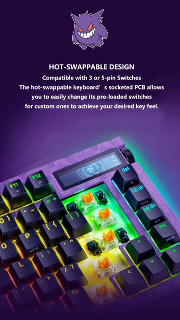 Razer ポケモン Gengar エディション BlackWidow V4 Pro 75