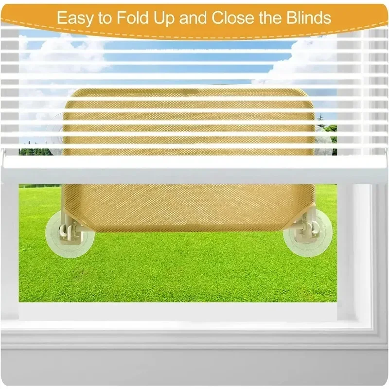 Cordless Cat Hammock – Suction Cup Window Bed for Sunbathing Cats 3