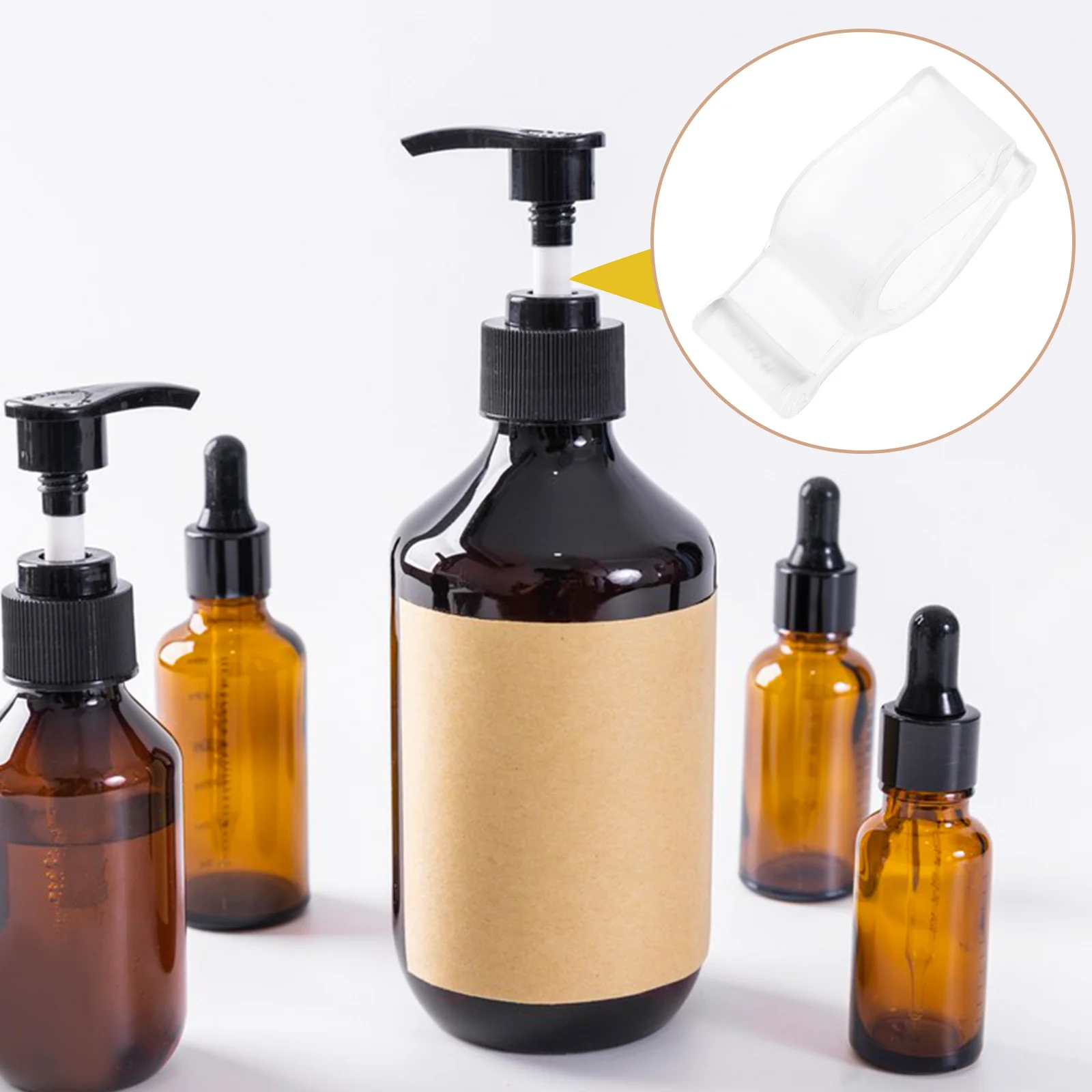 30pcs Leakproof Lotion Dispenser Lock Clip For Bottles Lock Buckle Leakproof Cleansing Oil Bottle Accessory Cleansing O 3