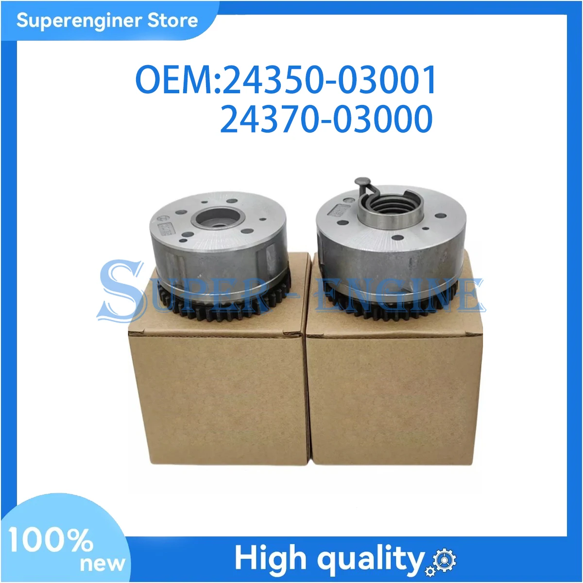 24350-03001 24370-03000 Timing Camshaft Gear CVVT for Hyundai Kia