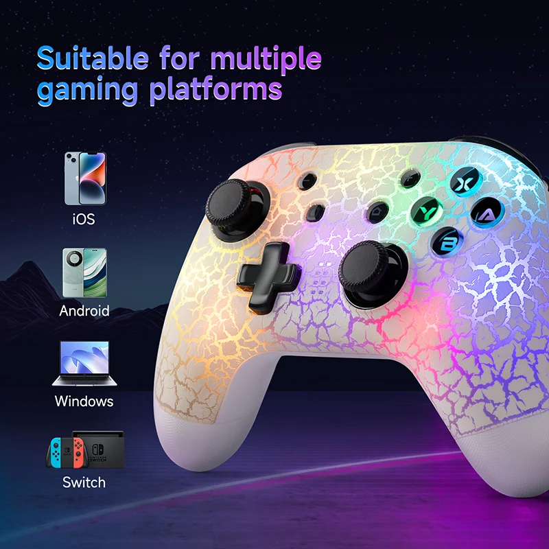 EasySMX 9124  е,   Ʈѷ, ٵ ġ, PC, Ʈ TV, ȵ̵, iOS , RGB ȿ