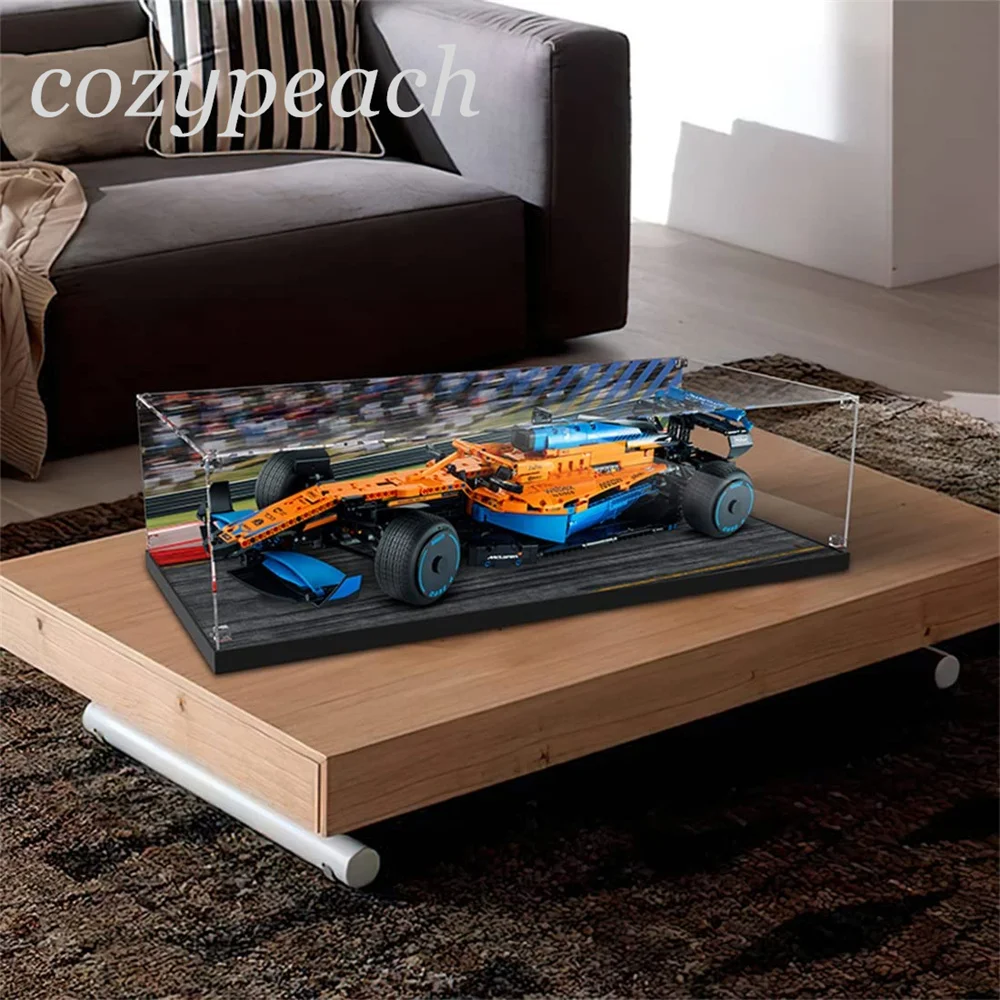 Acrílico Expositor Caso Para Lego 42141 Técnica Mclaren Fórmula 1 Carro