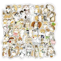 10/30/50PCS Super Cute Kitten Cartoon Sticker For Luggage Laptop IPad Cup Skateboard Journal Gift Waterproof Sticker Wholesale 2