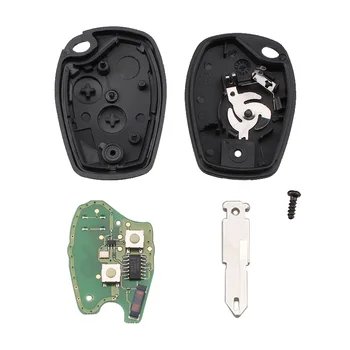 Chiave telecomando per Renault Vivaro Movano Traffic Master NE73 Blade 433MHz PCF7946 Chip Transponder - KEYYOU 2 pulsanti custodia per chiave a distanza per auto Shell 433MHz PCF7946 Chip Transponder