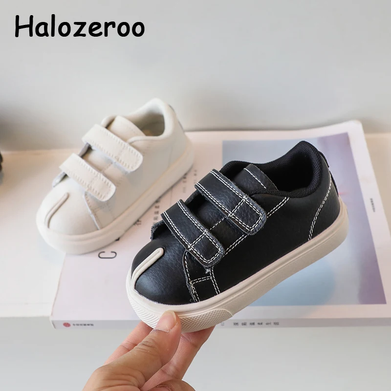 

Autumn Kids Casual Sneakers Baby Girls Leather Shoes Children Brand Sport Sneakers Toddler Boys Black Chunky Sneakers Trainers
