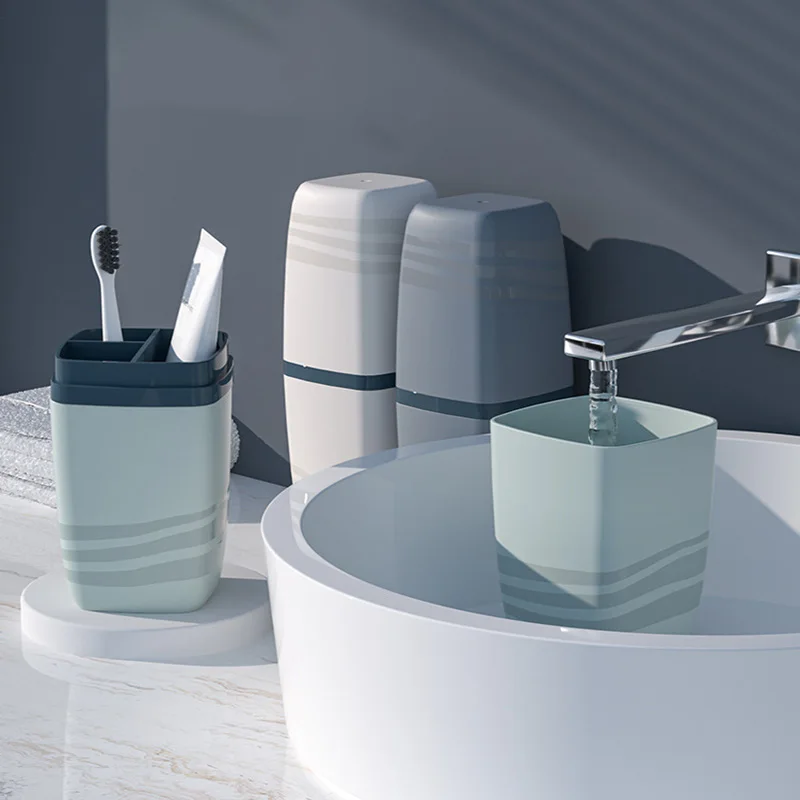 Travel Brush Cup Portable Wash Cup Toothbrush Home Storage Box Dental Jar Mouthwash Dental Appliance Box Set toothbrush holder toothbrush case toothbrush storage box