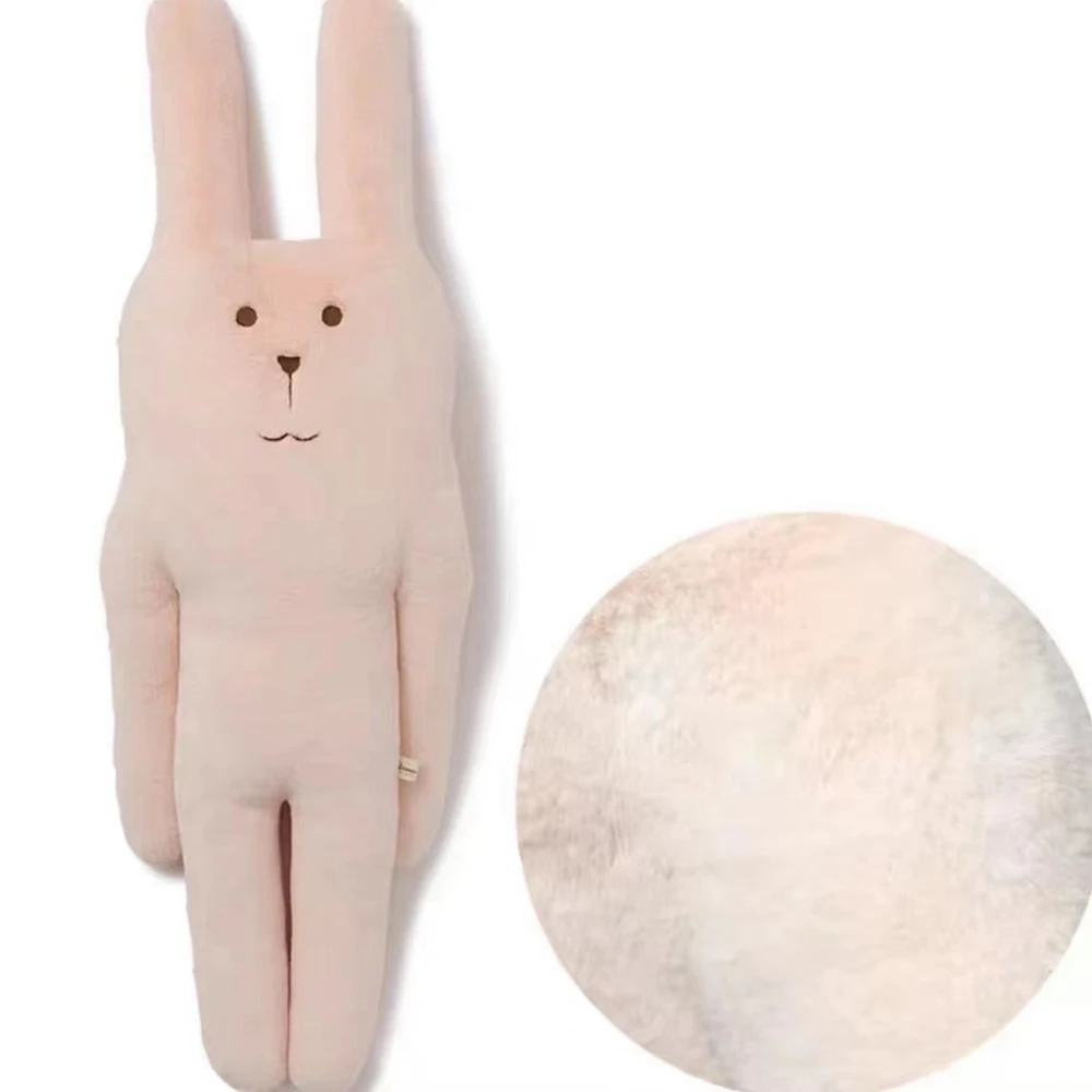 50CM Big White Rabbit Plush Toy Chair Sofa Throw Pillow Sleeping Companion Doll Send Children Birthday Christmas Gifts