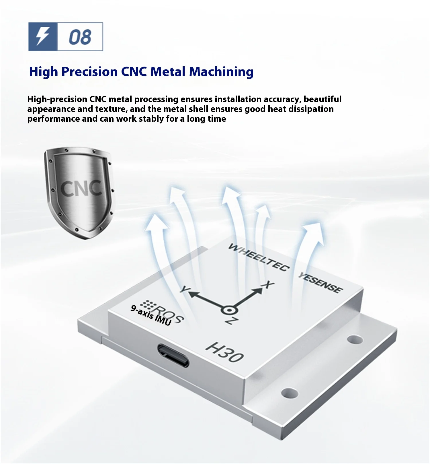WHEELTEC H30 Series ROS High Precision IMU Inertial Navigation Module