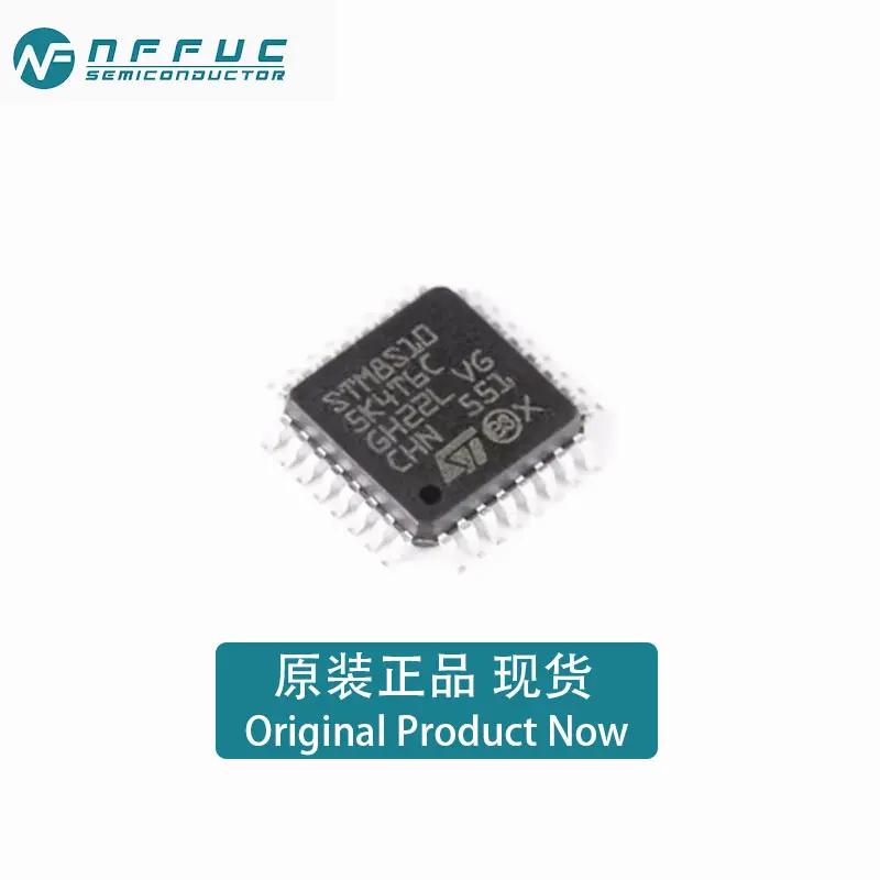 Lot De 5 Microcontrôleurs STM8S105K4T6C - QFP32, Avec Mémoire Flash Et EEPROM Intégrée