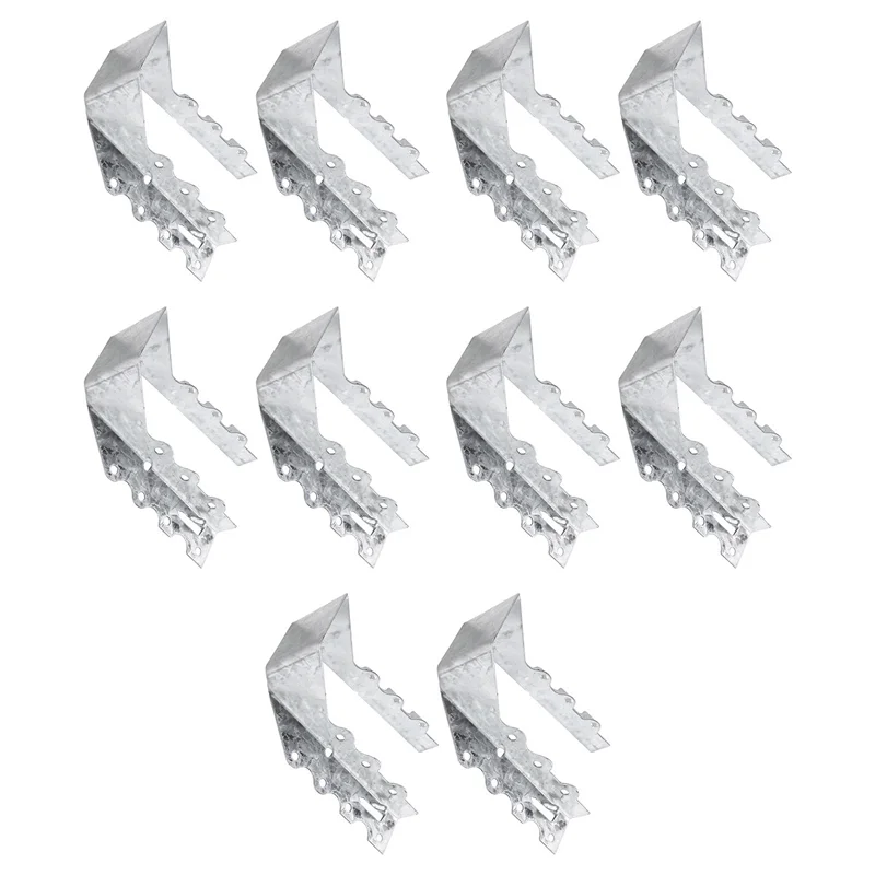 20Pcs 2X6 Joist Hanger,Gauge Double Shear Face Mount Joist Hanger,Hurricane Ties For Rafters Tie Brackets For Floor