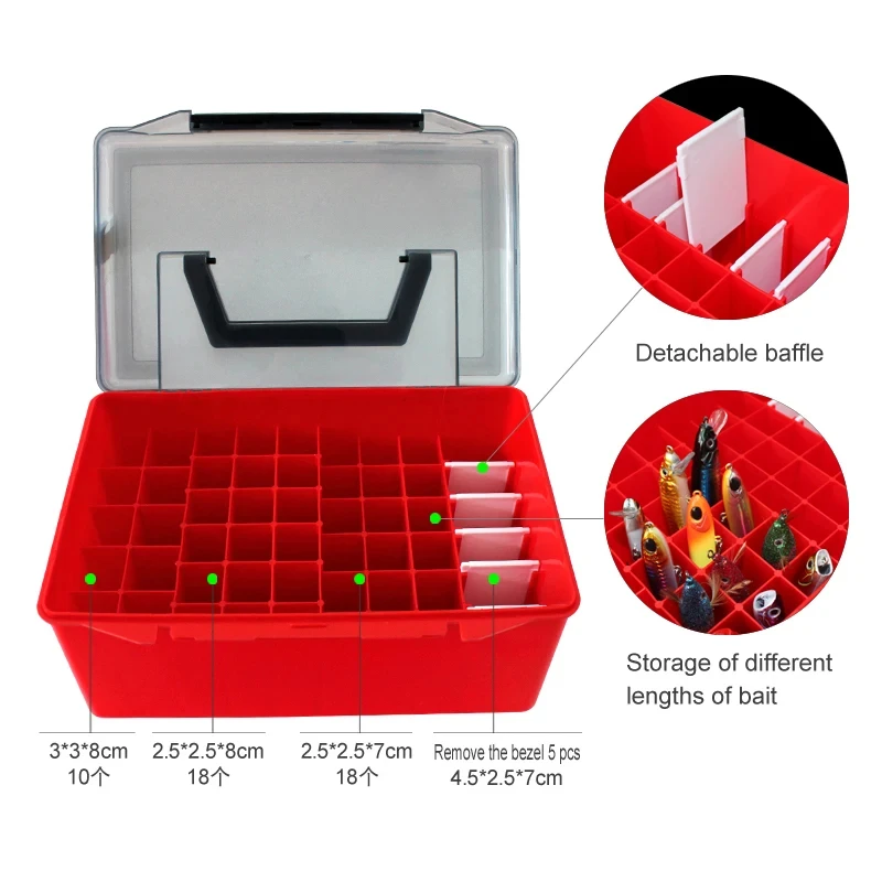 Fishing Tackle Box Squid Jig Organizer