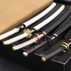 Demon Slayer Sword Agatsuma Zenitsu Nichirin Blade Katana Sword Samurai Royal Japanese Katana Anime Weapons Keychain Toy for Boy 4