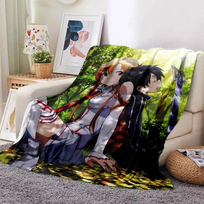 �α� �ִϸ��̼� SAO �ҵ� ��Ʈ �¶��� �ִϸ��̼� ��� ���, �ö��� �ε巯�� ���� ���� ħ�� ������ ���, Gedruckt Bettdeck Geschenk