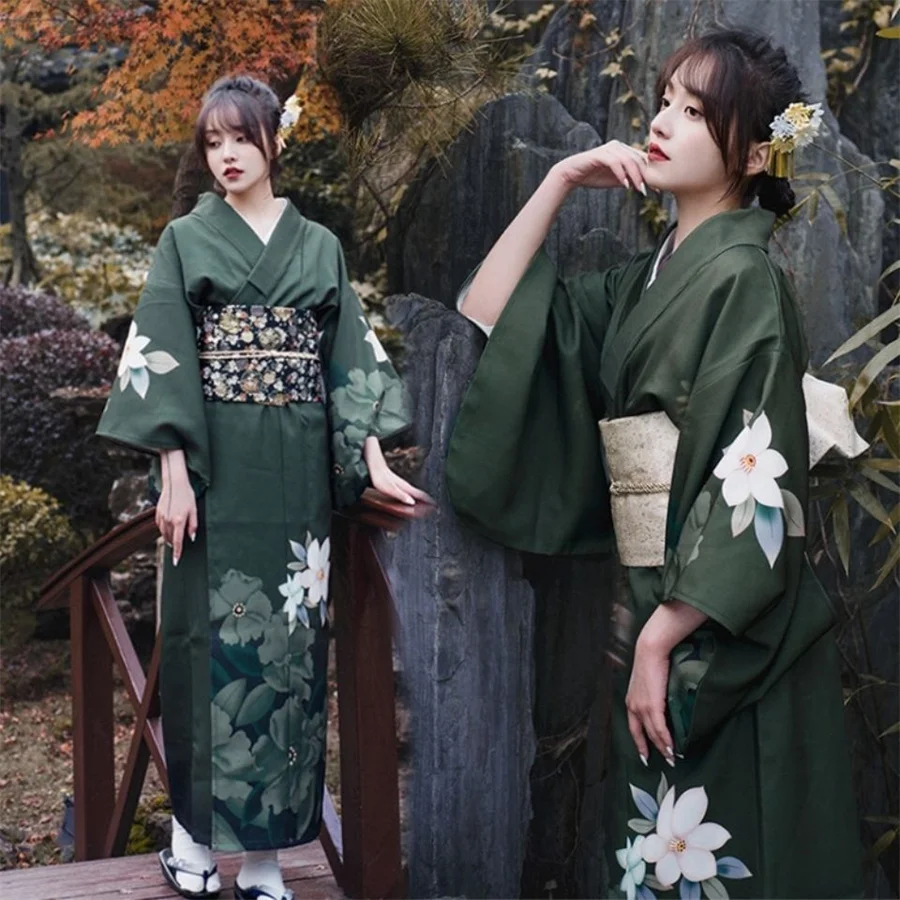 Kimono Japones Mujer Fopytu Cárdigan Tipo Kimono Japonés Para
