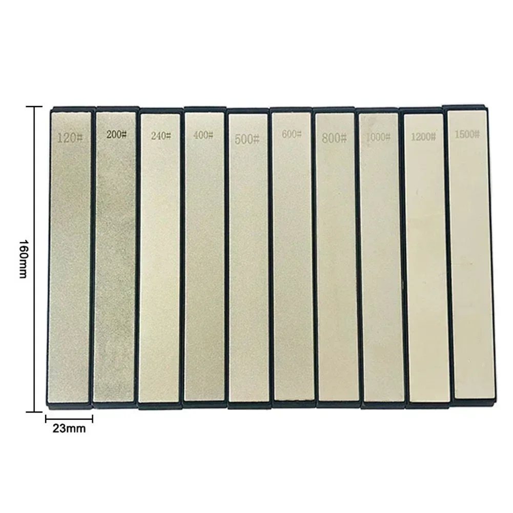 80~3000grit Diamond Whetstone Strip 160*23mm Emery Sharpening Tools Household Fixed Angle Blade Sharpener Kitchen Supply Knife Sharpener Kitchen Knife Sharpener Knife Sharpening Stone Diamond Sharpening Stone