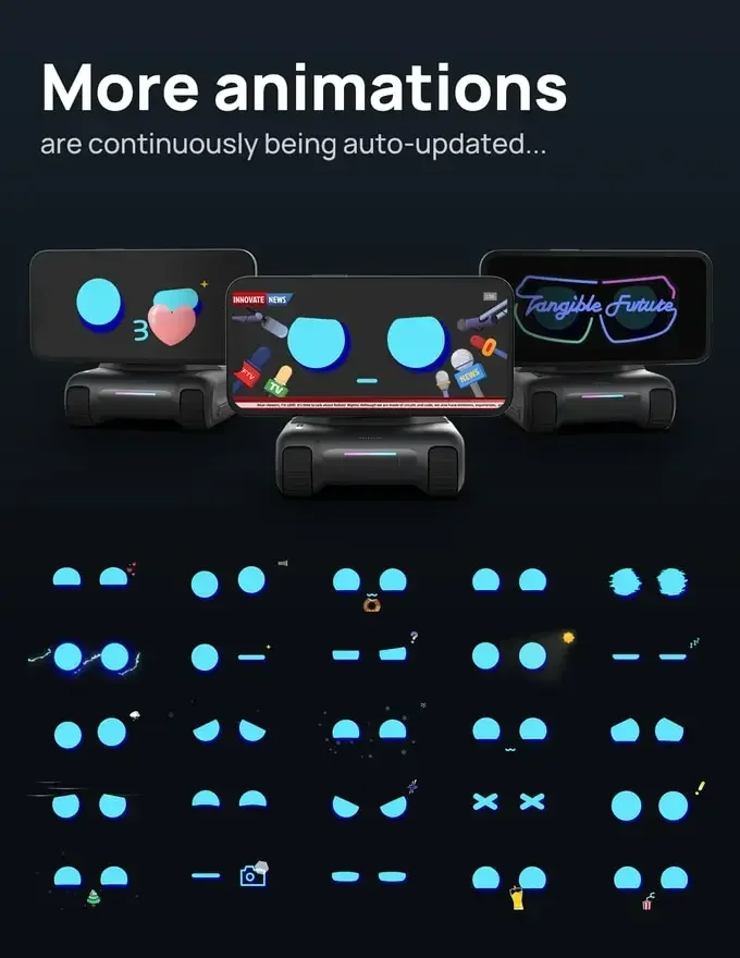 LOOI Smartphone Desktop Robot – AI-Powered Gesture Recognition