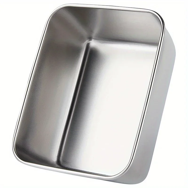 Stainless Steel Serving Tray Set 3