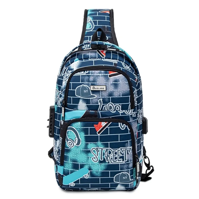 High-end Sports Bag Bag Multi-functional Waterproof Men's Backpack Trendy Travel Backpack Men's Casual Computer Bag