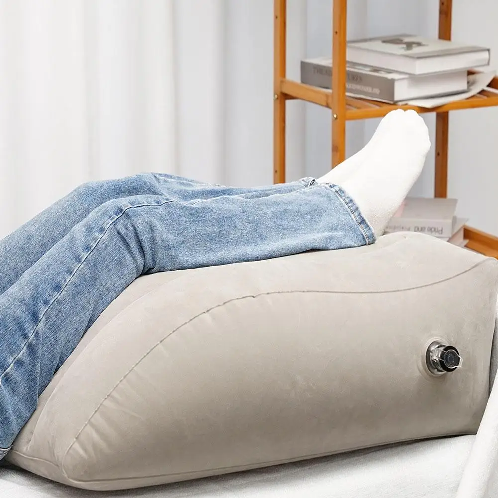 1pcsInflatableElevationWedgeMemoryFoamLegFootRaiserPillow