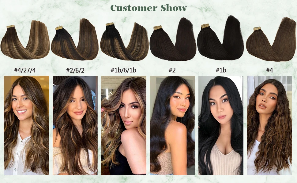 S9185f8fb2ba34fa4a28e5e50403f8762C Tape Hair Extensions Human Hair Real Remy Tape in Hair Extension Seamless Skin For Salon High Quality Natural Hair Transplant Mallzona