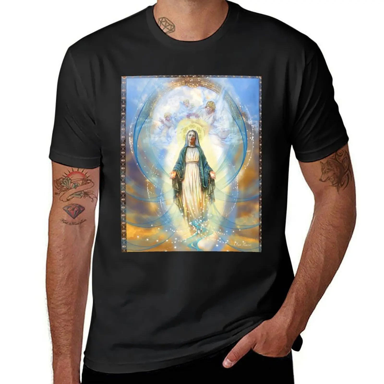 Divine Mother T-Shirt tees Aesthetic clothing vintage cute tops Men's t shirts