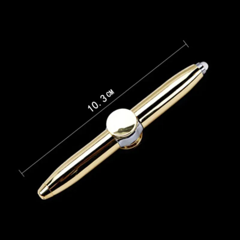 Multi-Function LED Gyro Pens for Writing Metal Stress Relief Ballpoint Gel Pen Spinning Office School Supplies Stationery multifunction pen