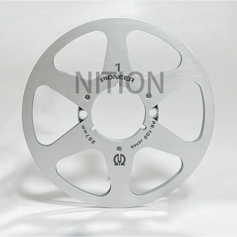새로운 아날로그 오디오 10.5 X ¼ 금속 테이프 릴 -NAB 허브 오픈 릴 오디오 알루미늄 테이크업 릴(Pioneer 제작)