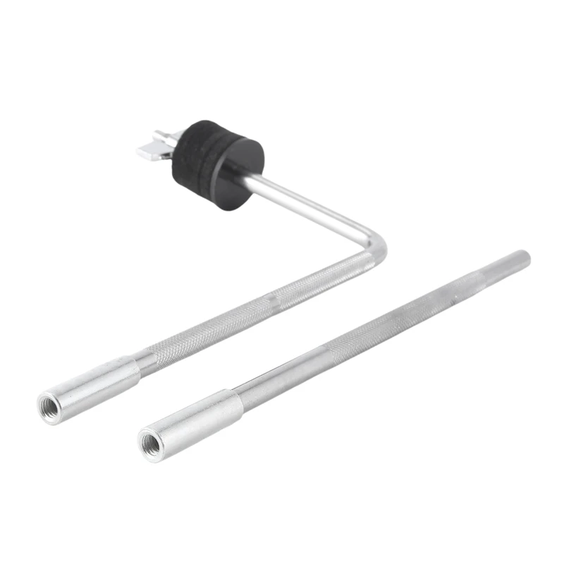 Drum Cymbal Arm Adjustable Practice Tool Handbell Cowbell Clamp Holder Cymbal Expansion Holder Durable Easy Install Easy To Use