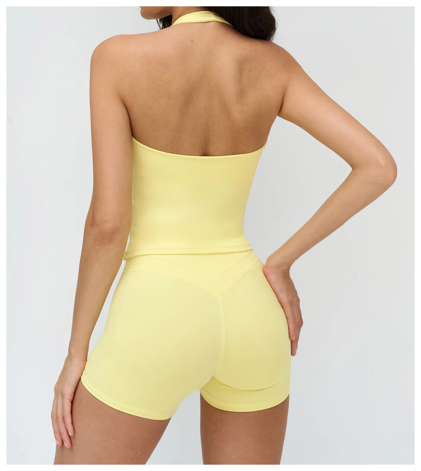 Débardeur Yoga Push-Up Dos Croisé