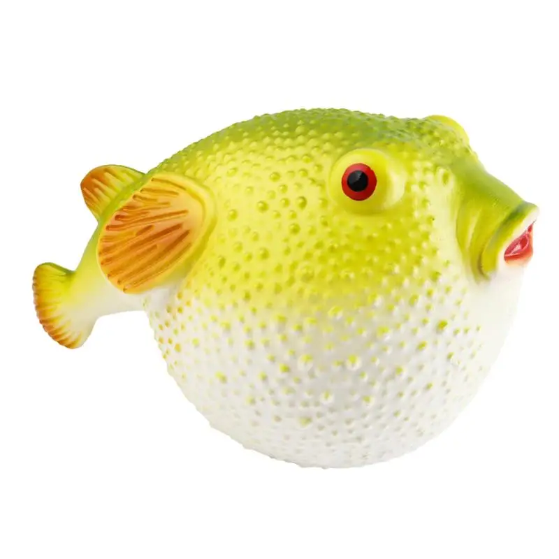 

Puffer Fish Toy Emulation Puffer Fish Squeeze Toy Ocean Animals Figurines Bath Toy Soft Rubber Swim Bath Toy for Kids Shower