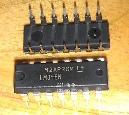 

10PCS Original LM348N DIP-14 TI Texas four operational amplifier new line