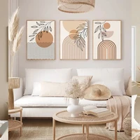 Creative Bohemian Light-สีบล็อกผ้าใบพิมพ์ Nordic Minimalist Line Wall Art โปสเตอร์สําหรับห้องนั่งเล่นห้องนอน & Home Decor 2