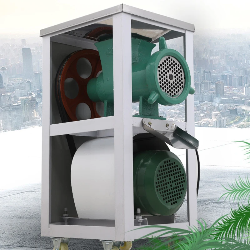 42#Meat Grinder 220V Commercial Bone Shredder 3KW Chicken Skeleton Shredded Fish Electric High Power 180kg/h 2