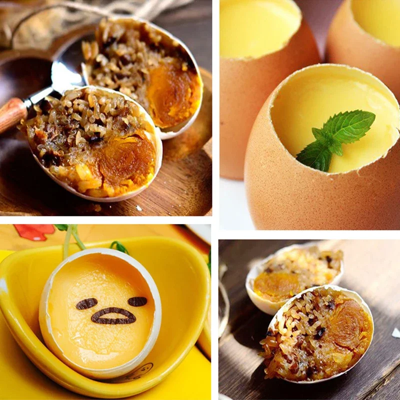 Stainless Steel Topper Cutter Metal Egg Scissors Boiled Raw Egg Opener Creative Kitchen Tool Set Kitchen Gadgets Accessories