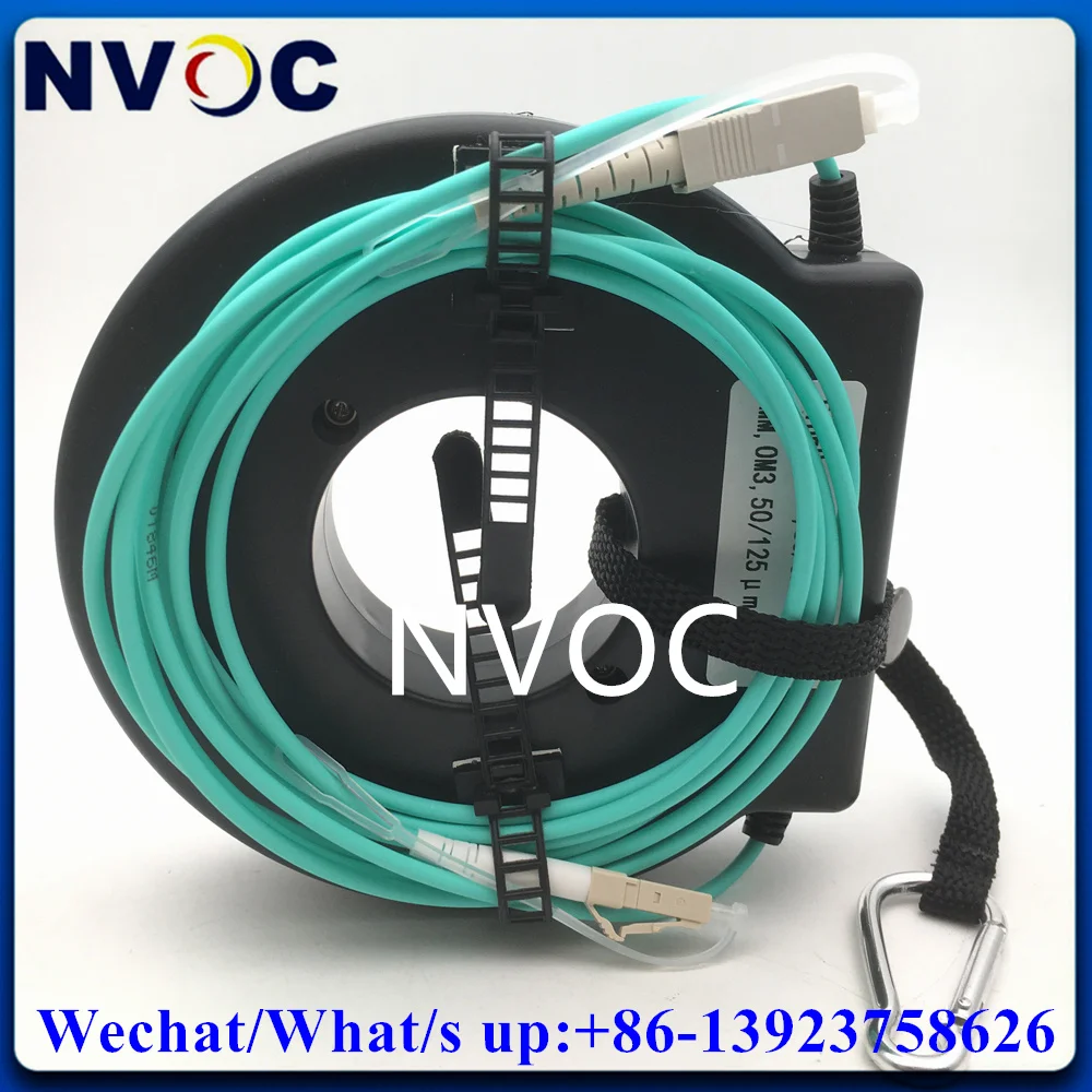 200M SC/ST/FC/LC MMF 50/125 OM3-150 OM3-300 Fiber Optic OTDR Launch Cable Box Dead Zone OM3 Multimode Mode Fibre Optical Ring