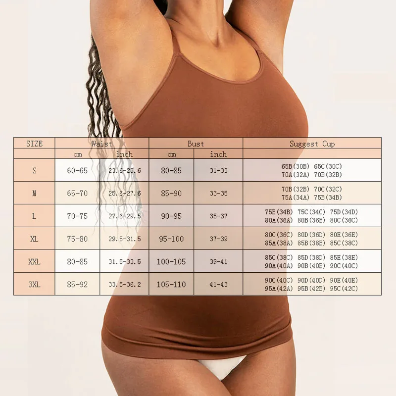 GUUDIA Compression Abdomen Shape Vests Shapewear Camisole Tank Top Shirts  Tummy Control Vest Slimming Body Shaper Shirt Elastic