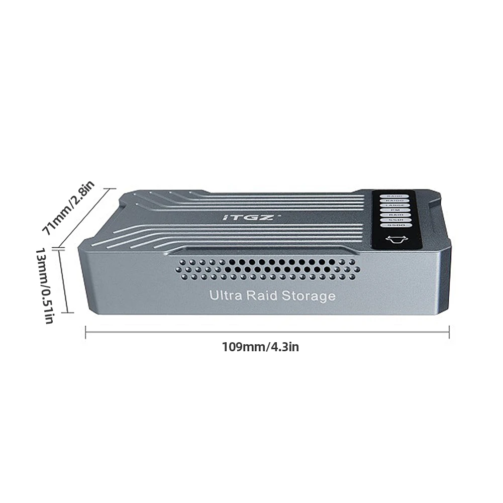 PC ƮϿ  ϵ ̺ Ŭ, M.2 NVME SSD RAID ̽ , 20Gbps   M.2 SSD Ŭ, M Ű USB3.2 Gen2